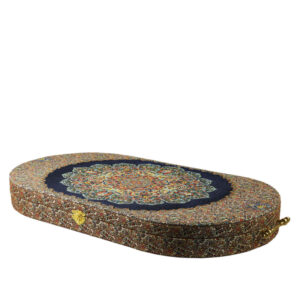 جعبه ترمه (طرح لاجورد سلطنتی) کد VIP OVAL-BLUE