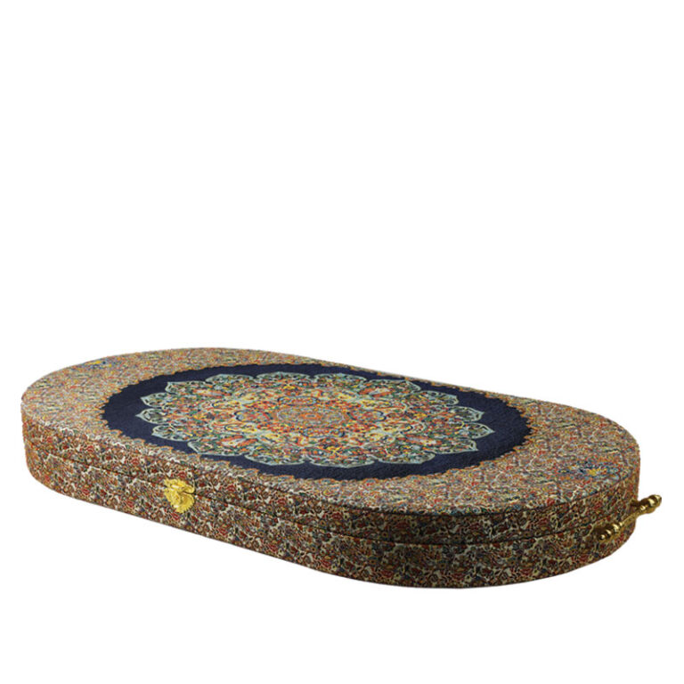 جعبه ترمه (طرح لاجورد سلطنتی) کد VIP OVAL-BLUE