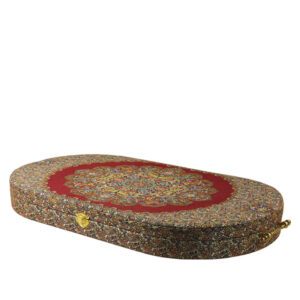 جعبه ترمه (طرح یاقوت سلطنتی) کد VIP OVAL-RED