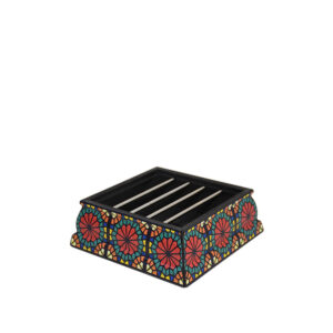 وارمر قوری طرح شیشه رنگی ارسی – دکوپاژ دست‌ساز(کدV01-21)